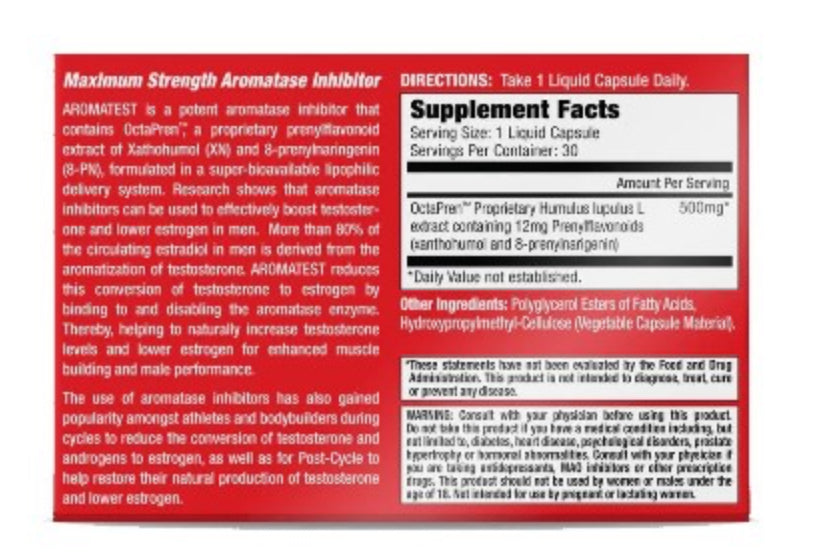 MuscleMeds Aromatest Octapren 500Mg 30Caps