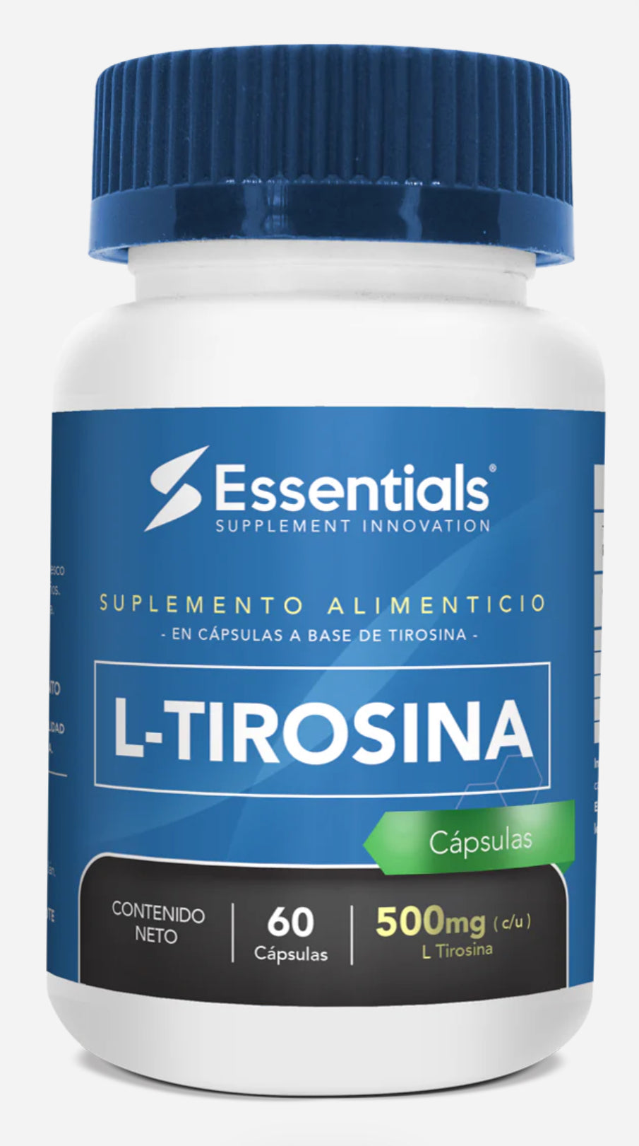 Essentials L-Tirosina 500Mg 60Caps