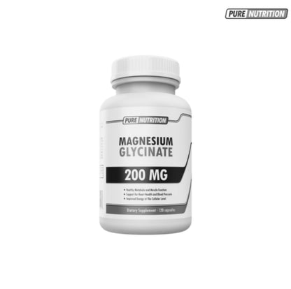 Pure Nutrition Glicinato de Magnesio 200 Mg 120 Caps