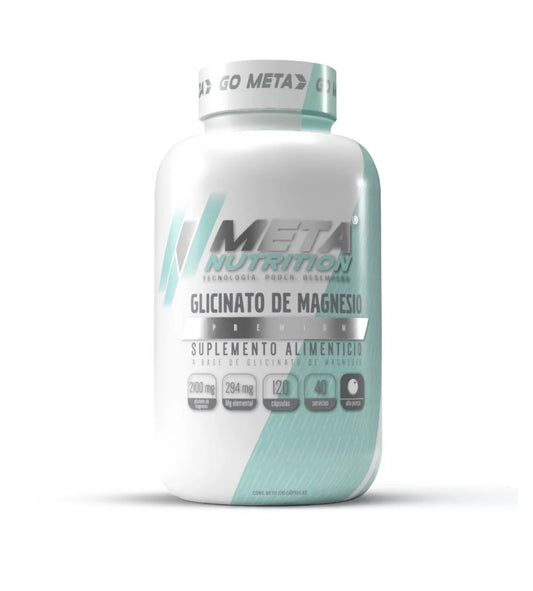 Meta Glicinato de Magnesio 2100 Mg 120 Caps