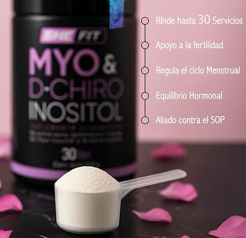 Bhp She Fit Myo & D Chiro Inositol 30 Serv + Citrato de Magnesio 20 Caps