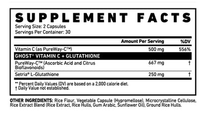 Ghost Vitamina C + Glutathione 60 Caps