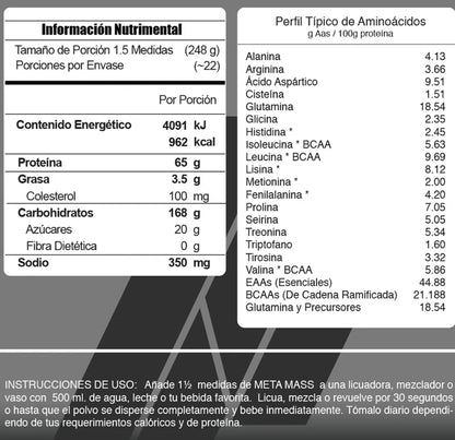 Meta Mass 12Lbs