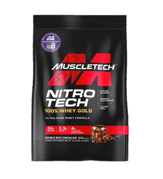 Muscletech Nitro Tech Whey Gold 100% 8Lbs