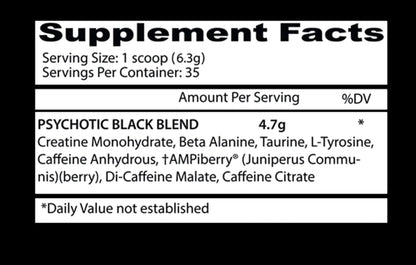 Psychotic Black 35 Serv