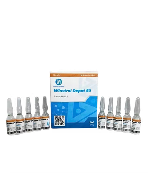 Human Pharma Winstrol Depot 50 Mg 10 Amp/1ML
