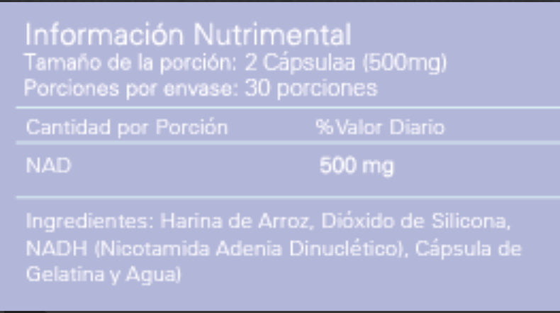 Alpha NAD 500 Mg 60 Caps