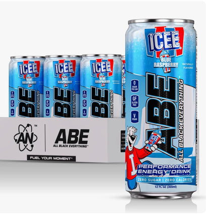 An Abe Icee Performance Energy Drink 12 oz 12 Pack