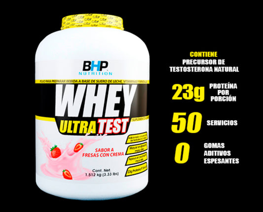 Bhp Whey Ultra Test 40 Serv