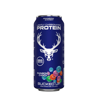 Bucked Up Lightly Carbonated Protein 16 Oz 12 Pack