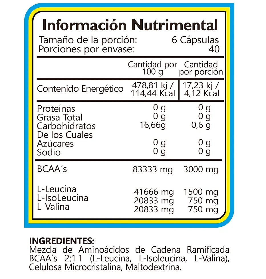 Bhp BCAA 2:1:1 240Caps