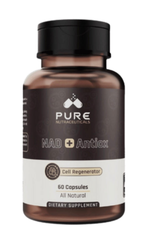 Pure Nutraceuticals NAD + Antiox 60 Caps
