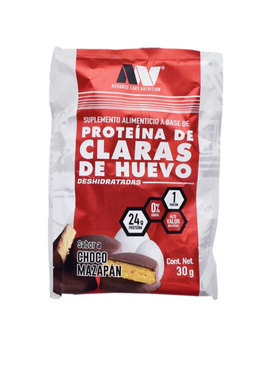 Advance Nutrition Claras de Huevo caja con 10 Sobres 30 Gr C/U