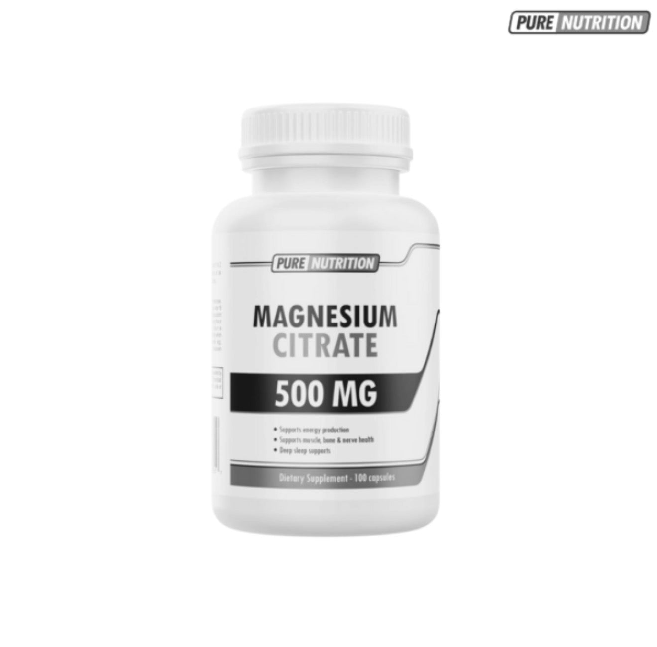 Pure Nutrition Citrato de Magnesio 500 Mg 100 Caps