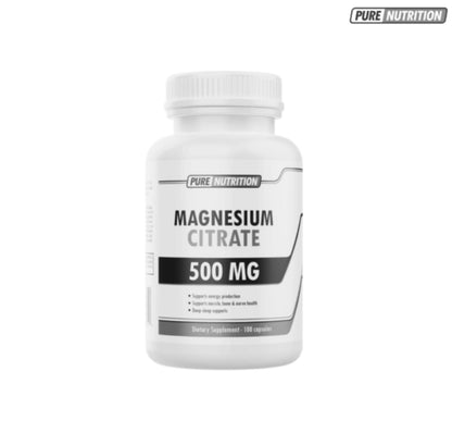 Pure Nutrition Citrato de Magnesio 500 Mg 100 Caps