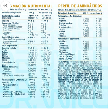 Dr Will Proteina Iso 1.26 Kg