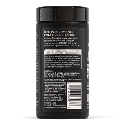 Muscletech Platinum Multi Vitaminico 90 Caps