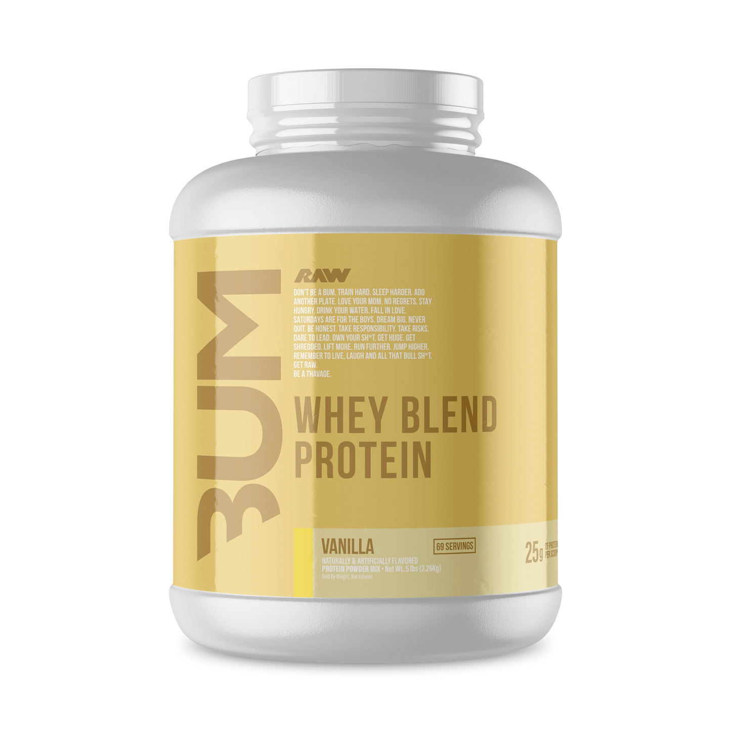 Raw Cbum Whey Protein 5Lbs