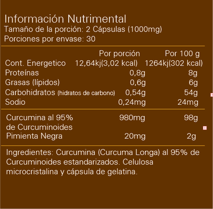 Alpha Nutrition Curcuma Pura 60 Caps