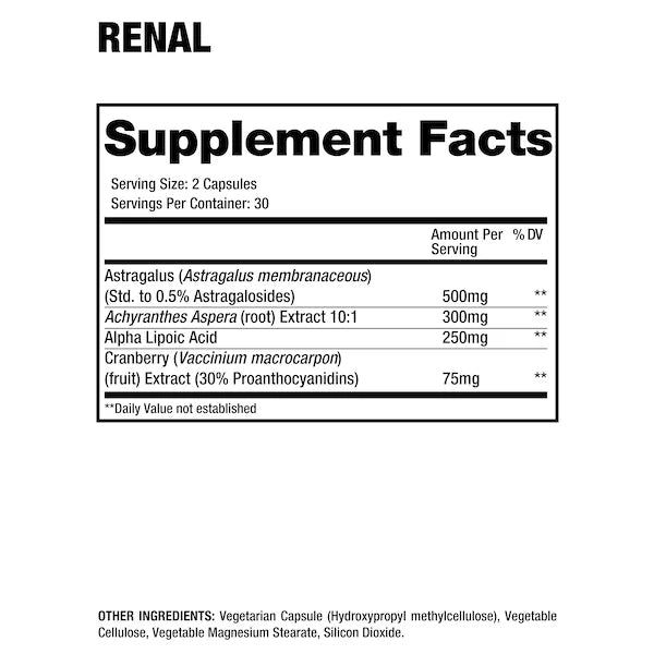 Dragon Pharma Renal 60 Caps