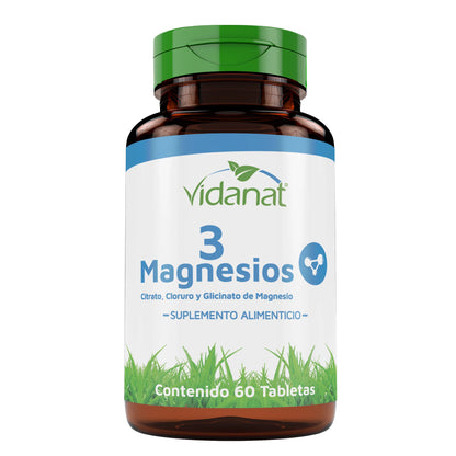Vidanat 3 Magnesios 60 Tabs