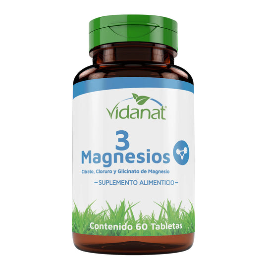 Vidanat 3 Magnesios 60 Tabs