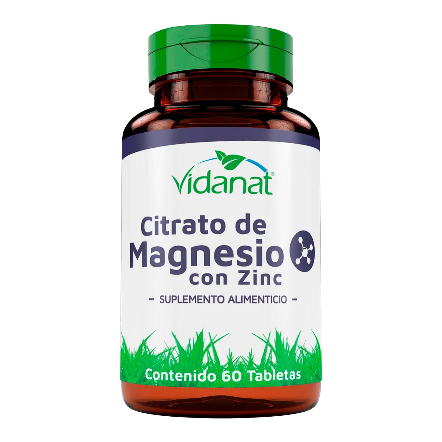 Vidanat Citrato de Magnesio con Zinc 60 Tabs