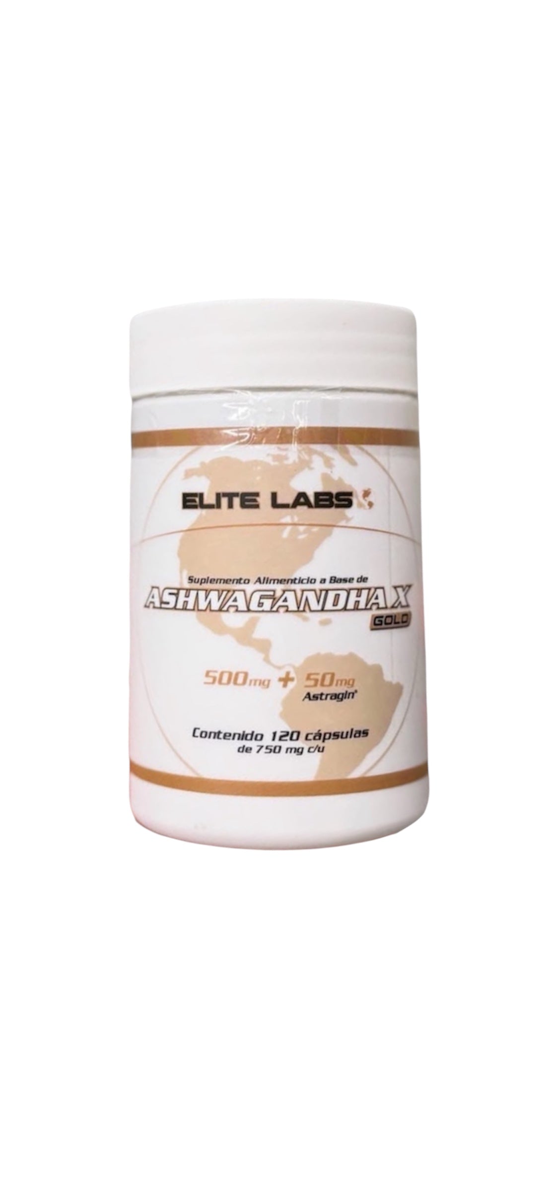 Elite Labs Ashwagandha X 500 Mg + 50 Mg Astragin 120 Caps