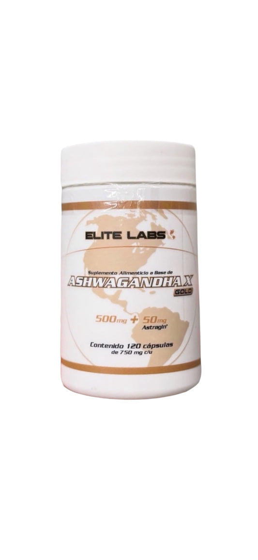 Elite Labs Ashwagandha X 500 Mg + 50 Mg Astragin 120 Caps