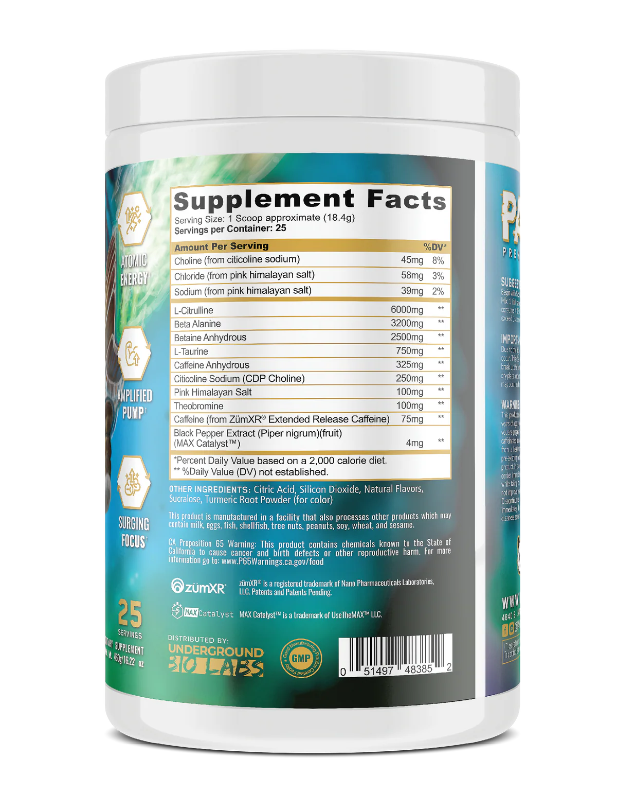 Panda Pando Pre Entreno 25 Serv