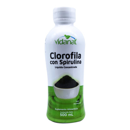 Vidanat Clorofila con Spirulina 500 ML