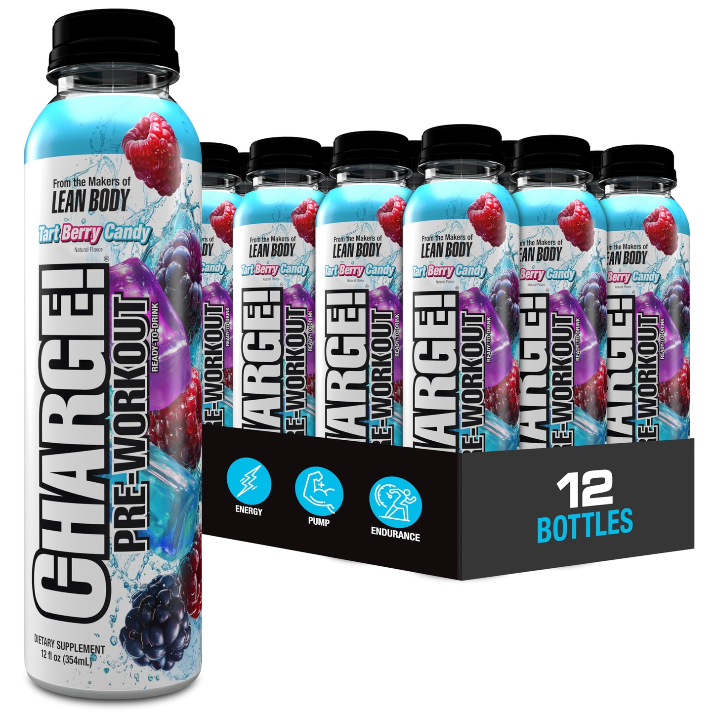 Labrada Lean Body Charge Preworkout 12 Oz 12 Pack