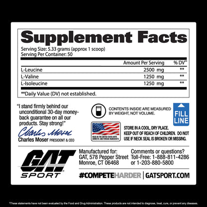 Gat Bcaa Powder 50 Serv