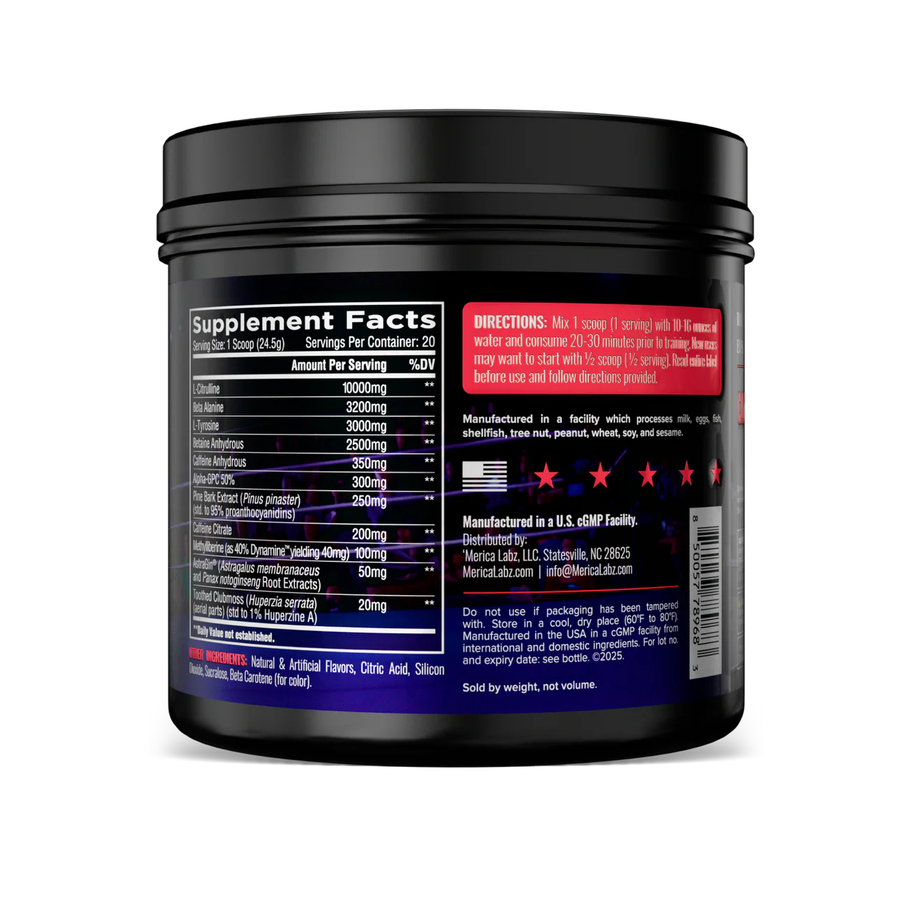 Merica Labz F Tyranny Pre Entreno 20 Serv