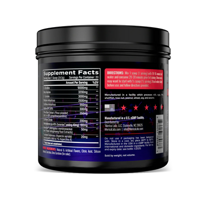 Merica Labz F Tyranny Pre Entreno 20 Serv