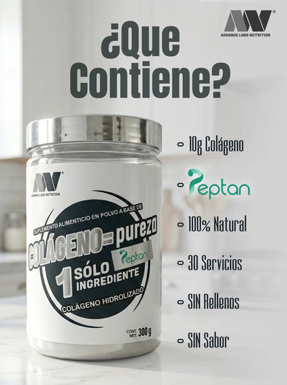 ADV Colageno Pureza Peptan 300 Grs