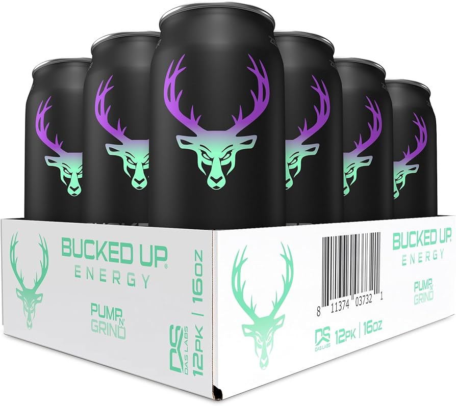 Bucked Up Energy Drinks 12 Pz