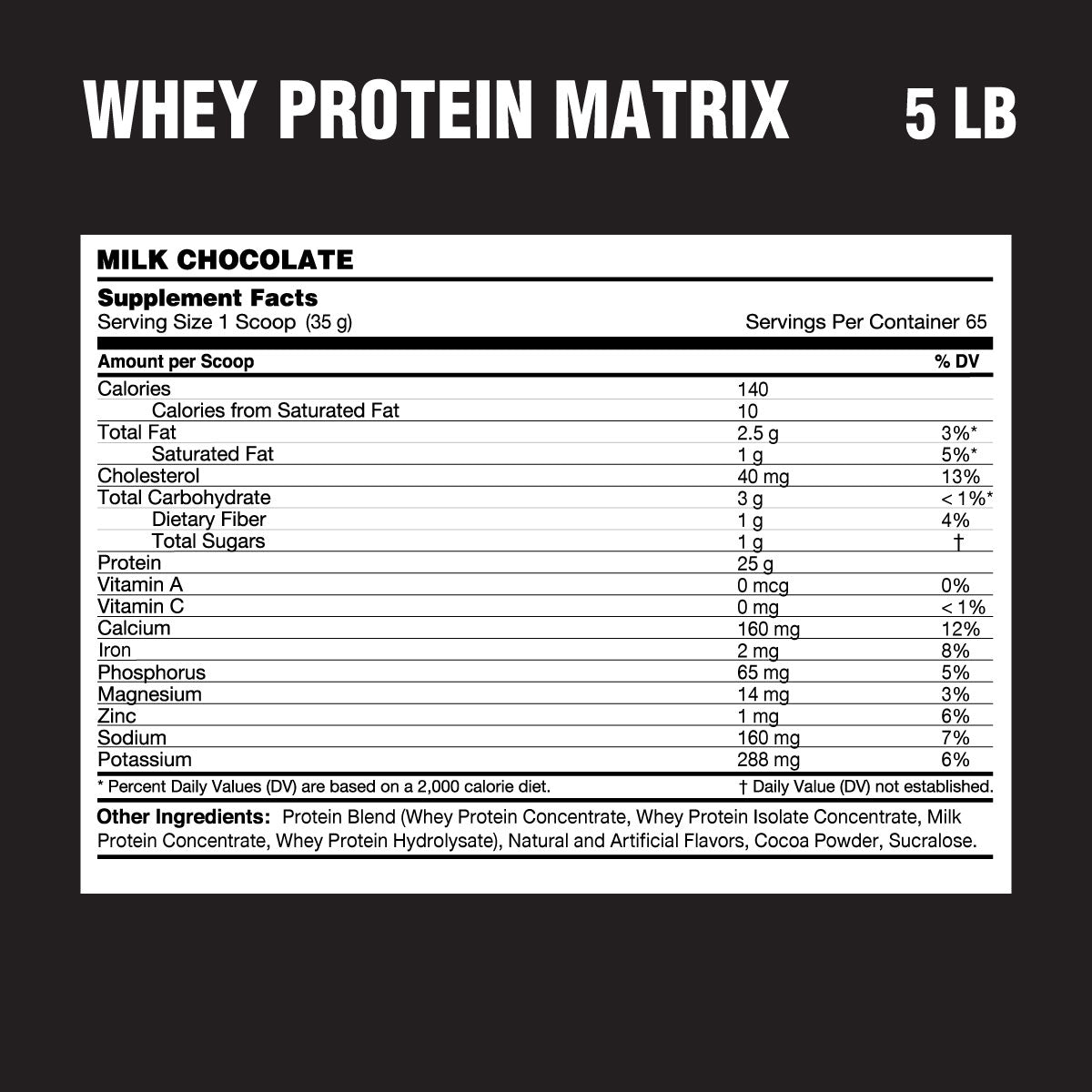 Inner Armour Whey Protein Matrix 5 Lbs