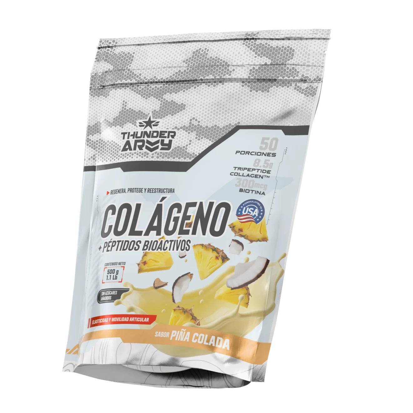 Thunder Army Colageno Peptidos 500 Grs