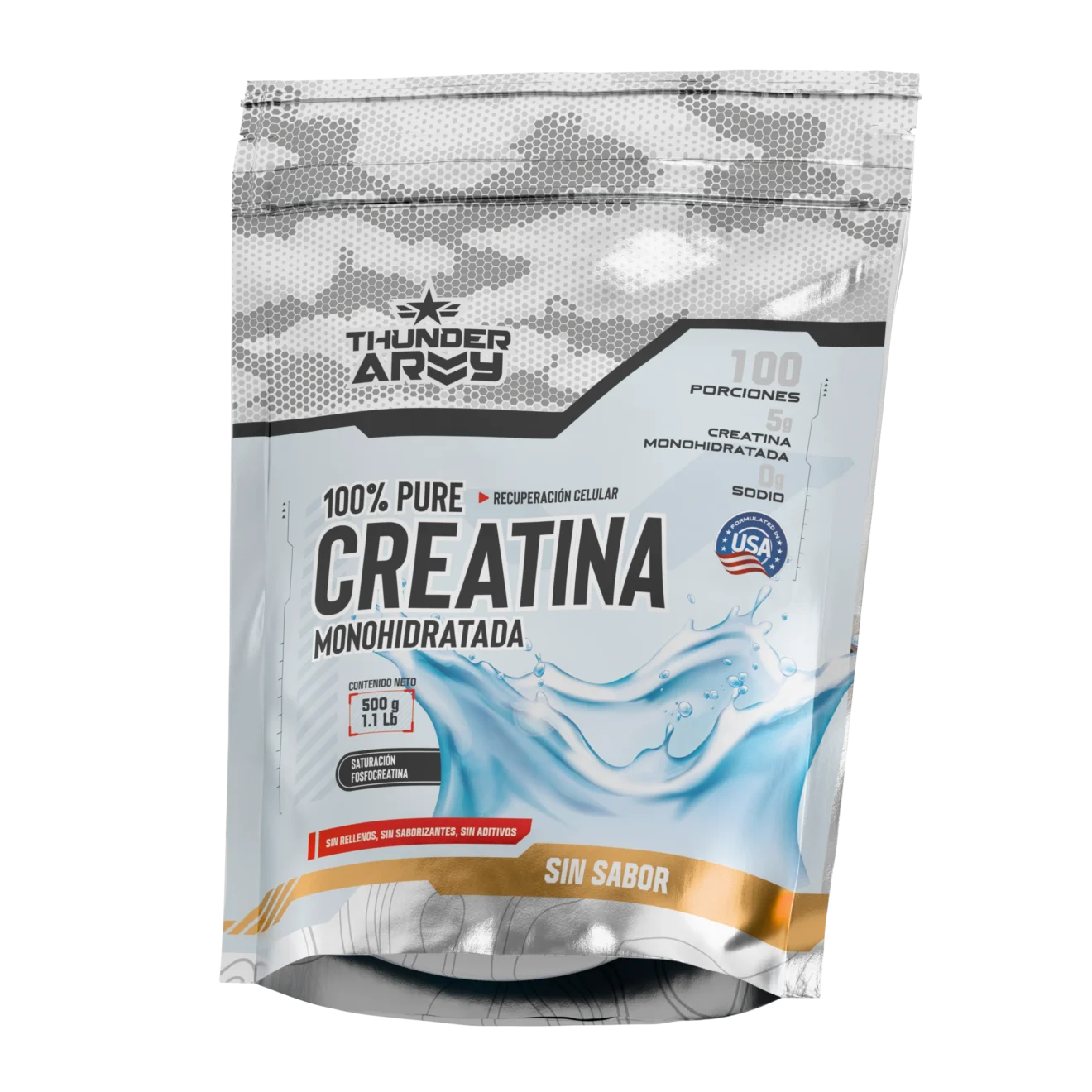 Thunder Army Creatina 500 Grs