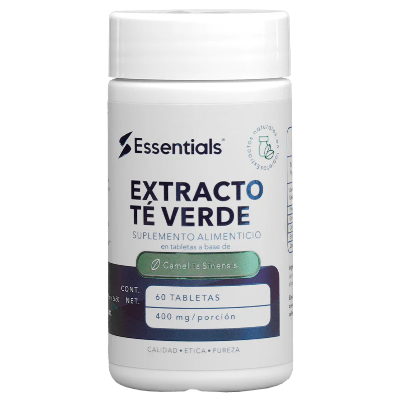 Essentials Extracto de Te Verde 60 Tabs