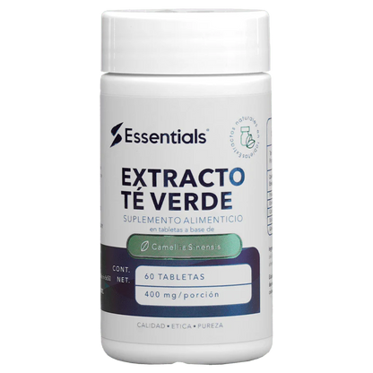 Essentials Extracto de Te Verde 60 Tabs