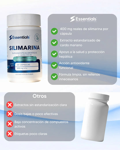 Essentials Silimarina 400 Mg 60 Caps