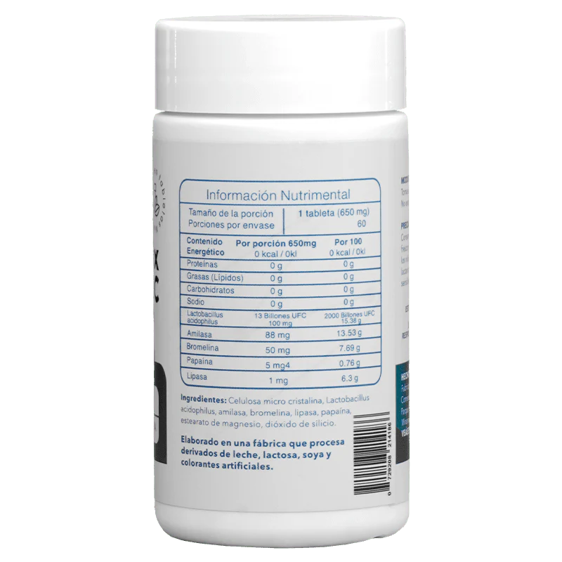 Essentials Enzimas Mix + Probióticos 650Mg 60Caps