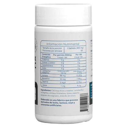 Essentials Enzimas Mix + Probióticos 650Mg 60Caps