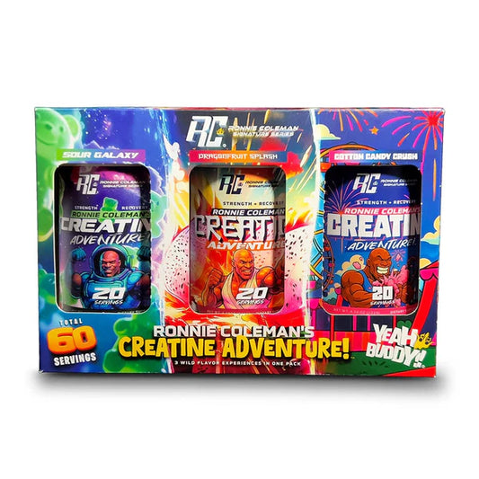 Ronnie Coleman Adventure Box Set 3 pack 20 Serv