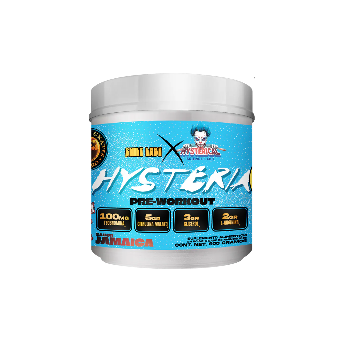 Smile Labz x Hysterical Pre Entreno Hysteria 60/30 Serv