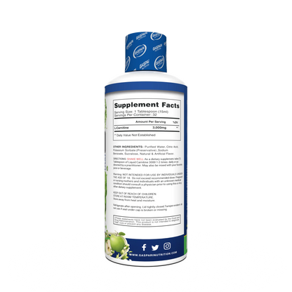 Gaspari Nutrition L-Carnitina Liquida 3000 16 Oz