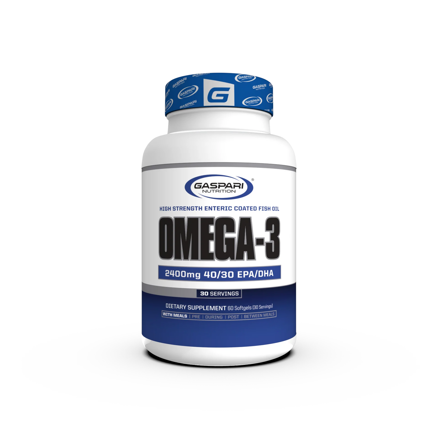 Gaspari Nutrition Omega 3 Enteric Coated Fish Oil 60 Softgels