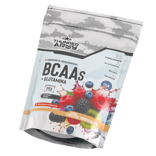 Thunder Army Bcaas + Glutamina 1.1 Lbs